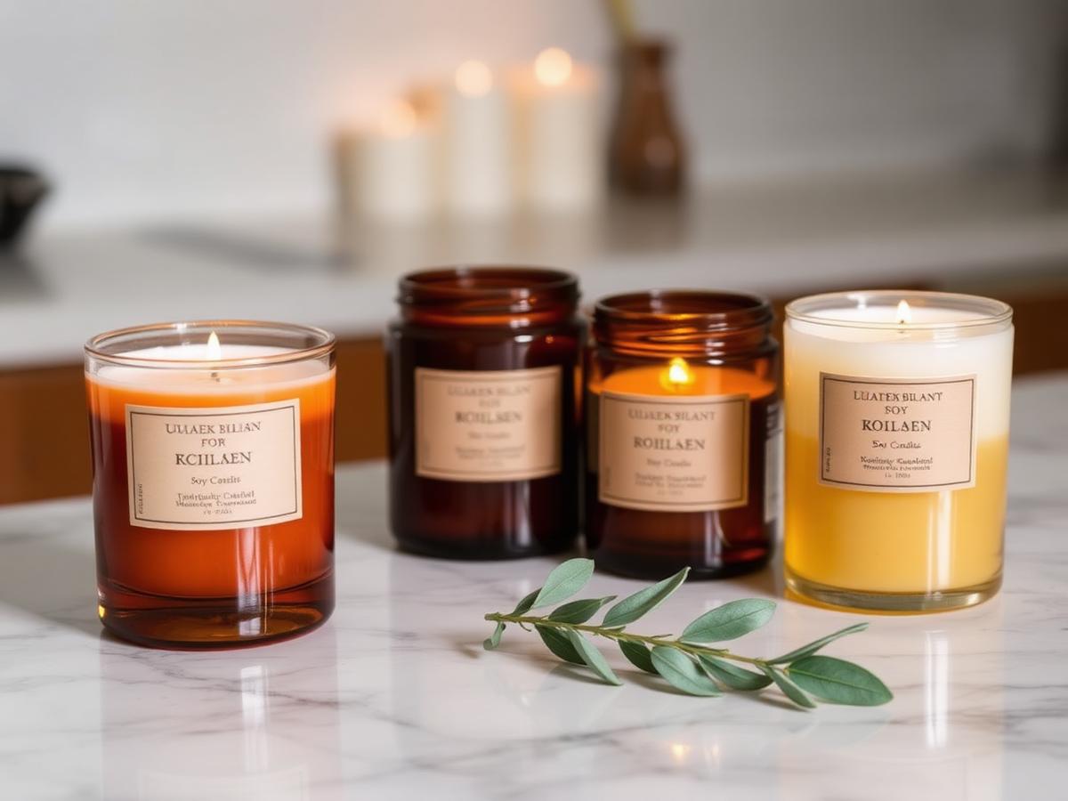 Candles & Scent — Quiet, considered scent in amber glass.